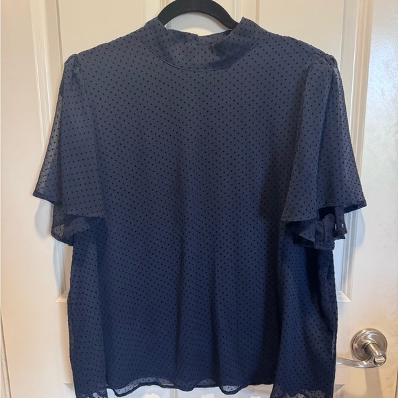 LC Lauren Conrad Tops - Lauren Conrad Navy Blue Women's Top size XL